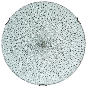 Plafoniera LED neoclassico Kris, bianco Ø 50 cm, luce naturale LUMICOM