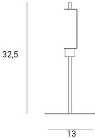 Lampada da tavolo x-ray - 1 vetro trasparente