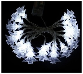 Catena luminosa a LED bianchi Unimasa Pino, 20 luci - Casa Selección