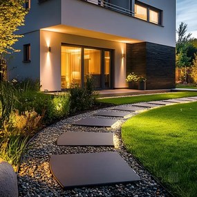 Applique da esterno 2xGU10/35W/230V IP54 arrotondato nero