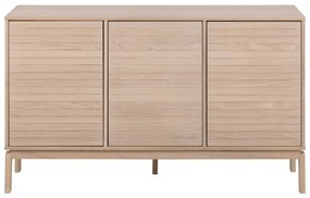 Cassettiera bassa con trama tipo rovere colore naturale 135x80 cm Linley – Actona