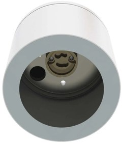 Applique da soffitto IP54 GU10 in Alluminio e Vetro - Bianca