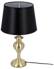 Lampada da tavolo in nero e oro (altezza 40 cm) Prima Gold - Candellux Lighting