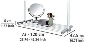Ripiano regolabile per armadi in metallo Herkules – Wenko