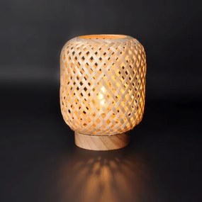 Solight WO3107 - LED Lampada da tavolo decorativa BOHO LED/2xAAA rattan
