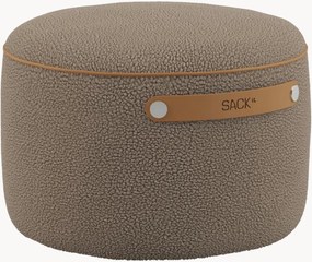 Pouf in teddy-bouclé SACKit
