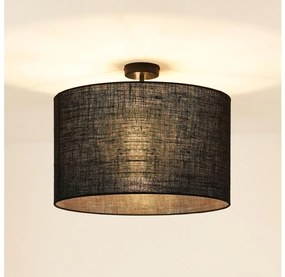 Brilagi - Lampadario TUBES ROLLER 1xE27/15W/230V Ø 50 cm nero