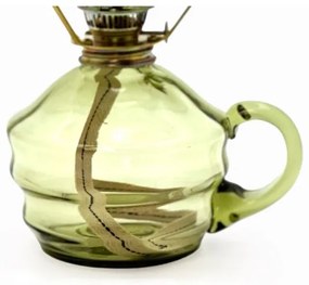 Lampada a petrolio KLÁRA 34 cm verde bosco