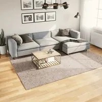 Tappeto Shaggy a Pelo Lungo Moderno Beige 200x280 cmcod mxl 111448