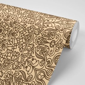 Carta da parati autoadesiva – Ornamento con motivo floreale