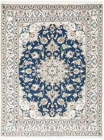 Nain Tappeto persiano 160 x 200 Blu (Iran) Annodato A Mano