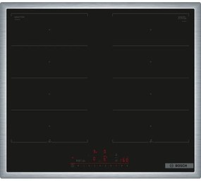 Bosch - Serie 6, Piano cottura a induzione, 60 cm, Nero, Con cornice superiore, PXX645HC1E