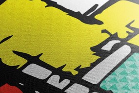 Stampa su tela – Pop art giovanile