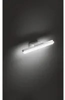 Applique Moderna Metallo Bold Cromo Lucido Led Luce Calda Piccola