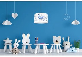 Lampadario per bambini OCEAN 1xE27/60W/230V