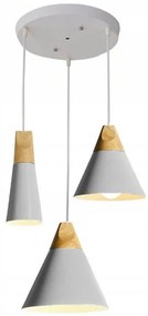 Lampada da soffitto SCANDI SET CPR Grigia