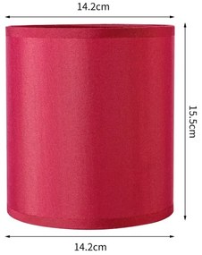 Brilagi - Paralume universale NUBILA E27 15,5x14 cm rosa