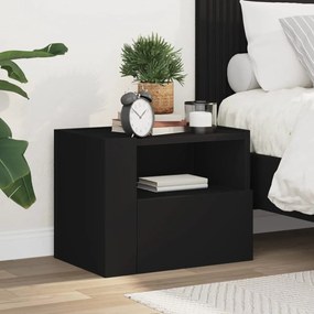 Comodini A Muro 2 Pz Bianchi 45x30x35 Cm /