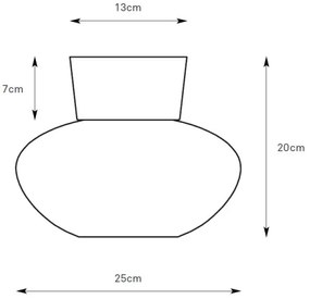 Markslöjd 109025 - Plafoniera MALAGA 1xE27/40W/230V Ø 25 cm cromo opaco