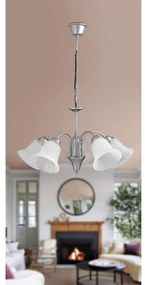 Rabalux 7365 - Lampadario a sospensione con catena FRANCESCA 5xE14/40W/230V