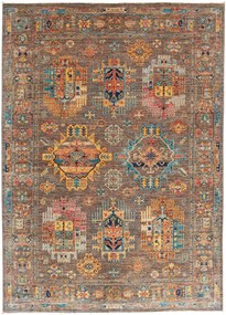 Samarkand Tappeto orientale 150x200 Marrone (Pakistan) Annodato A Mano