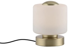 Lampada da tavolo in ottone con LED dimmerabile a 3 livelli con touch - Mirko