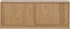 Parete attrezzata modulare in rovere naturale 264x243 cm Modulair - vtwonen