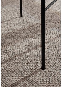 Passatoia grigia/color crema lavabile 80x240 cm Rocco Dark Cream – Elle Decoration