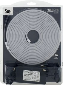 LED Striscia flessibile NEON LED/10W/230V 5 m IP65 bianco