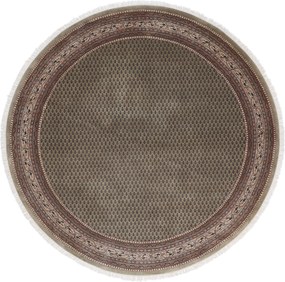 Mir Tappeto orientale 250x250 Verde (Indian) Annodato A Mano