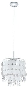 Eglo 93092 - Lampadario FEDRA 2 1xE27/60W/230V