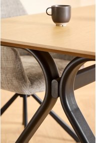 Tavolo da pranzo con piano effetto rovere 100x200 cm Bristol – Actona