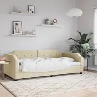 Letto da Giorno Crema 80x200 cm in Tessuto 354204