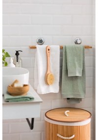 Cesto per la biancheria in bambù rotondo - Compactor