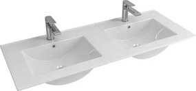 Mobile bagno da 120cm con doppio lavabo e 4 cassetti EL-120L - KAMALU