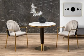 Set tavolo rotondo Morata + 4 sedie K500 beige