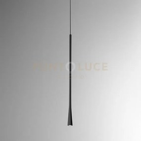 Dafne s/g - sospensione nera in alluminio a led 213lm 3000k 7w