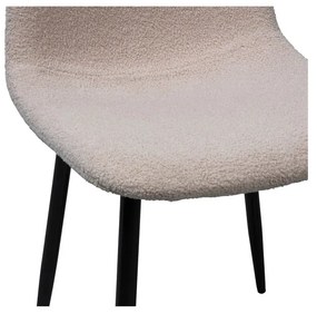 Sedie da pranzo beige in set di 2 Marije - WOOOD