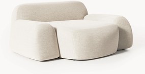 Poltrona lounge XL in bouclé Wolke