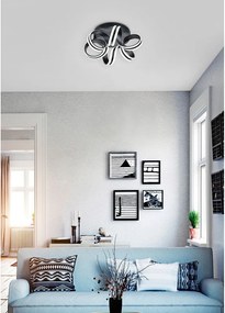 Plafoniera nera Carrera – Trio