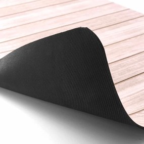 Tappetino da bagno in gomma marrone 50x80 cm Calista - douceur d'intérieur