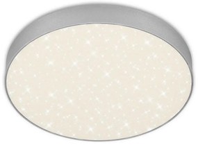 Briloner 7074-414 -Plafoniera LED STAR SKY LED/21W/230V diametro 28 cm argento