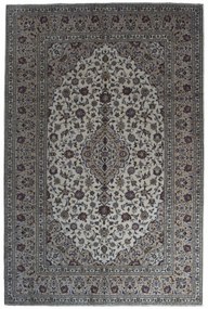 Kashan Tappeto 310x200 Beige (Iran) Annodato A Mano