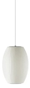 Nelson Cigar Bubble Lampada a Sospensione S Off-White - Herman Miller