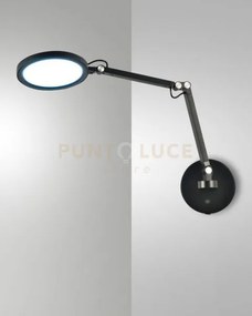 Regina applique nero a led cct 3000k - 4000k - 5000k - 6000k- 9w - ...