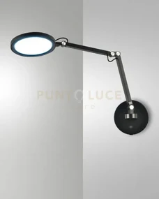 Regina applique nero a led cct 3000k - 4000k - 5000k - 6000k- 9w - ...