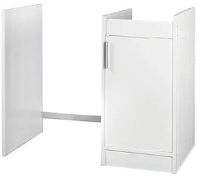 Mobile coprilavatrice Ada dx 1 anta in pvc bianco ottico ral_9016 P 60 x L 108 x H 92.5 cm
