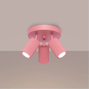 Brilagi - Faretto LED CRESTO 3xGU10/10W/230V rosa