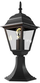 Paletto Lampione Vintage 40cm E27 IP54 Nero - Serie Alfieri