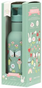 A Little Lovely Company - borraccia in acciaio inox, 350 ml - allegria